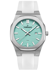SPECTRA Analog Silicon Watch - Cadet Blue Silver