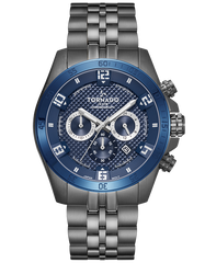 CLASSIC Chronograph Watch - Blue Gun Metal