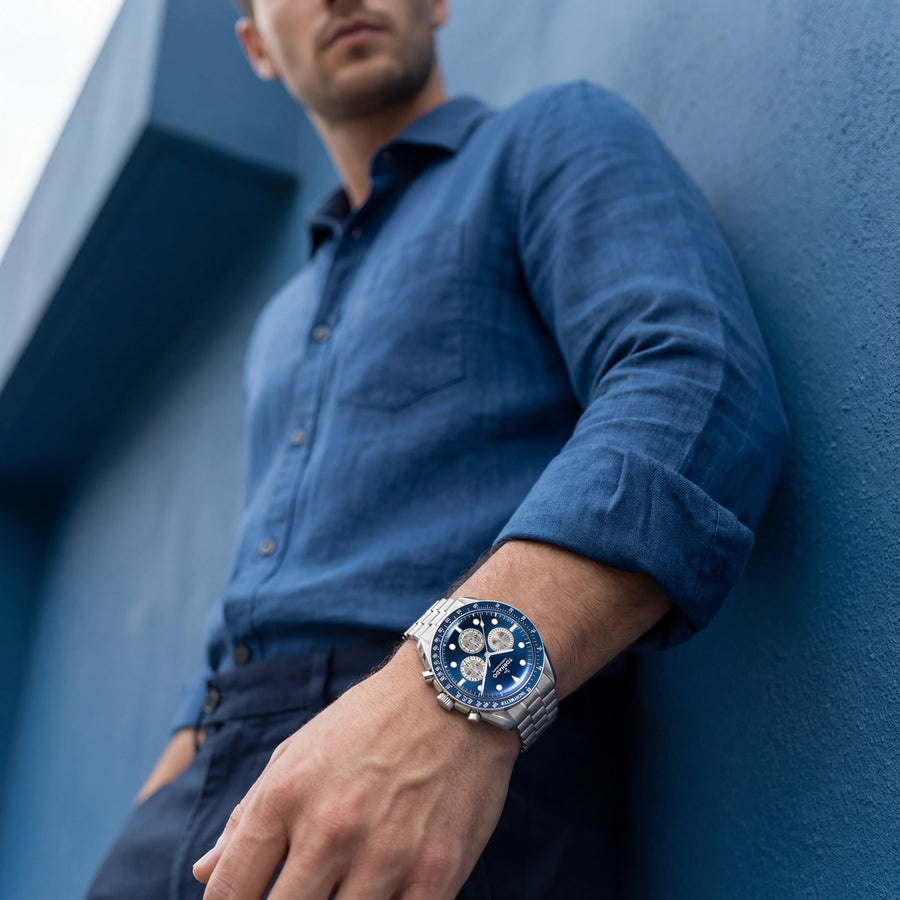 COSMIC CHRONO Chronograph Blue Silver