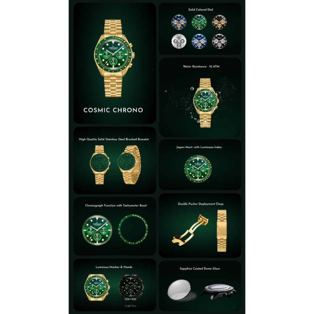 Shop Watches for Men, Cosmic Chrono Chronograph Watch Online India