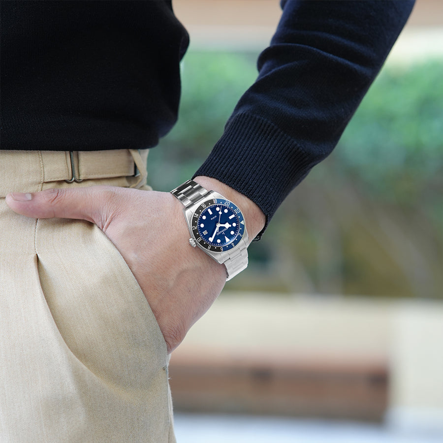 LUMINA DATE JUST Analog Blue