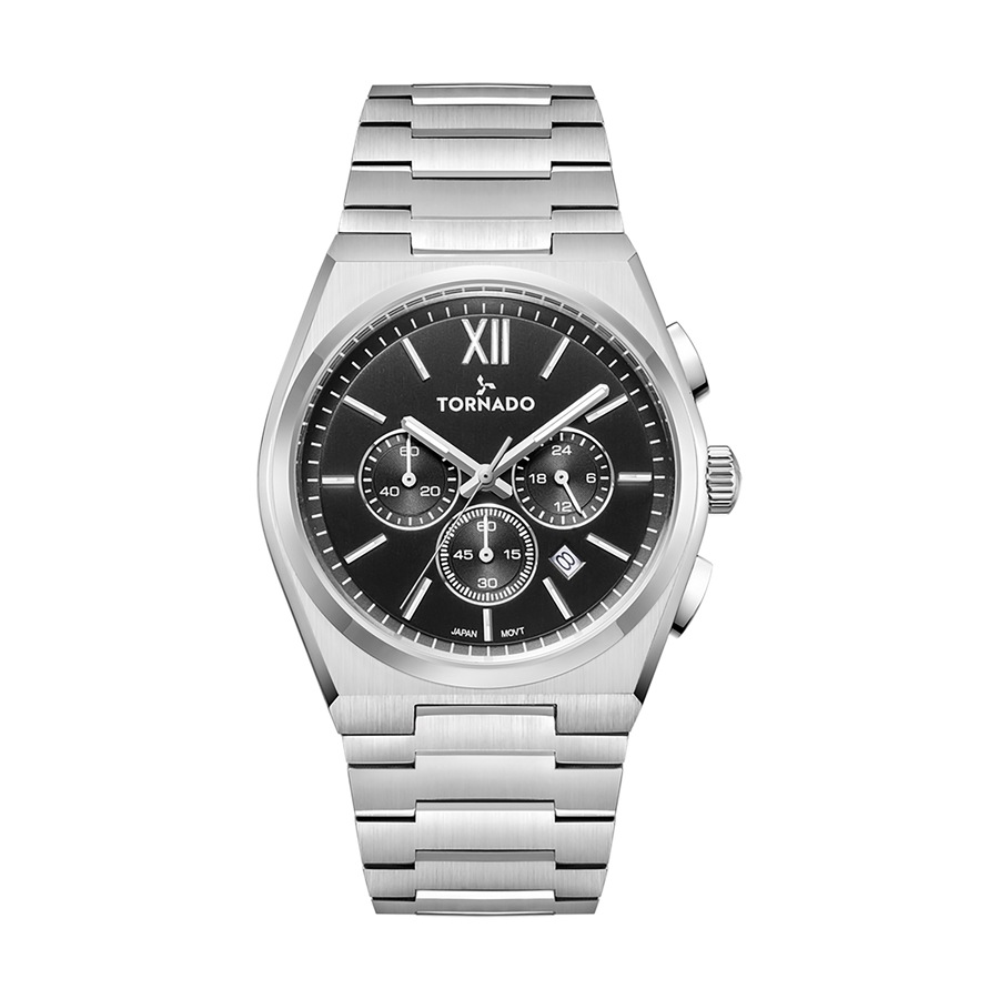 Aurora Nova Multi Function Black Silver