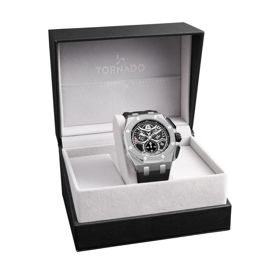 LUMINA CHRONOSPHERE Chronograph Silver Black