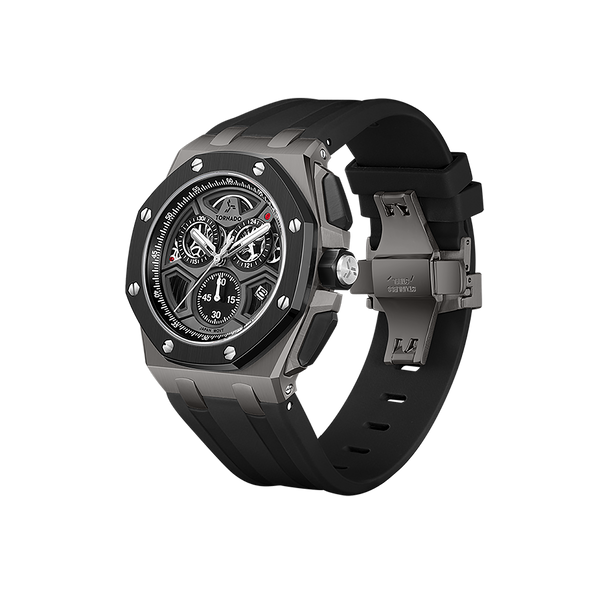 LUMINA CHRONOSPHERE Chronograph Black and Gunmetal