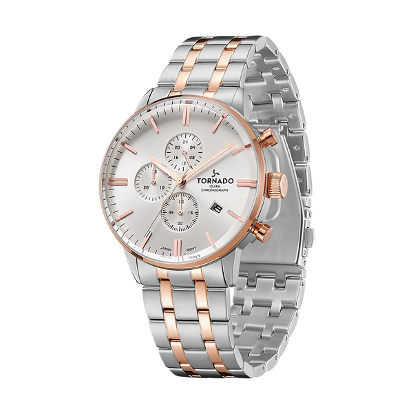CELESTIA ELITE Chronograph Silver Rose Gold