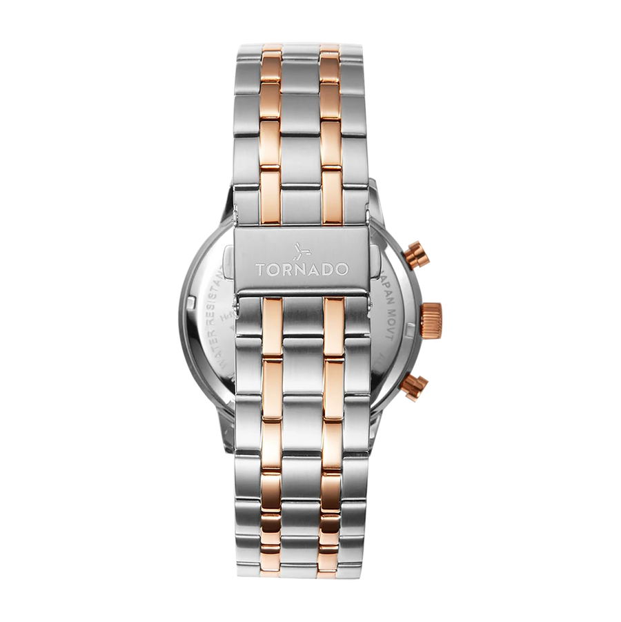 CELESTIA ELITE Chronograph Silver Rose Gold