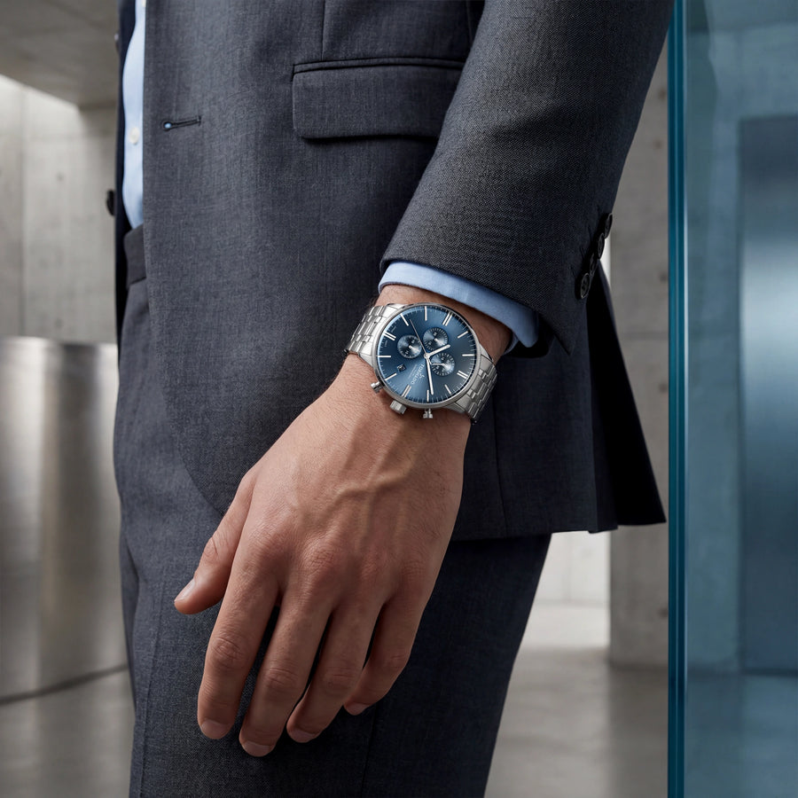 CELESTIA ELITE Chronograph Silver Blue