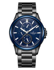 CLASSIC Multi Function Watch - Blue Gun Metal