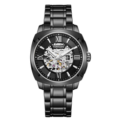 Tornado AUTONOVA Men's Automatic Black Dial Watch - T7316-BBBBW