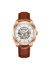 TORNADO AUTONOVA Men's Automatic White Dial Watch - T7316-RLDW